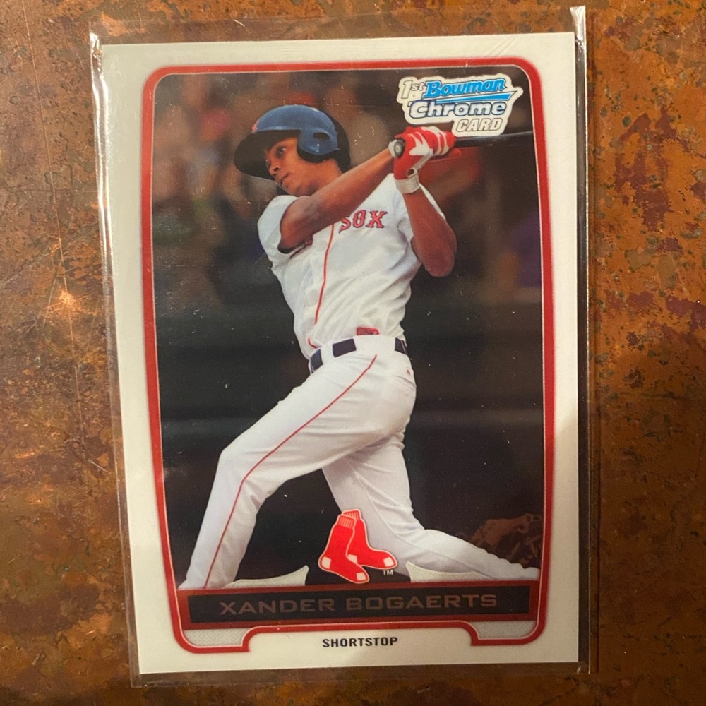 Xander Bogaerts 1st Bowman Chrome Rookie Card